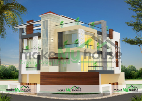 Triplex 3d Elevation 