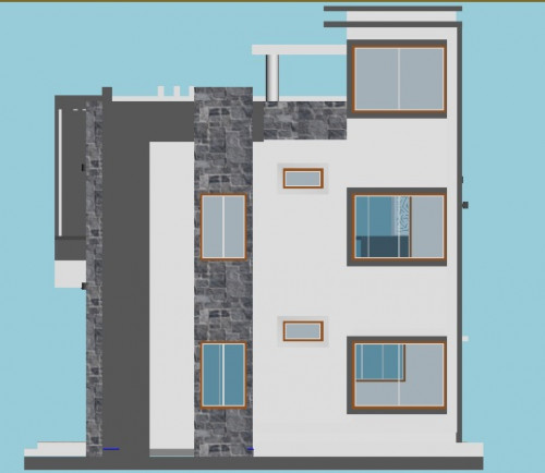 double storey house plan