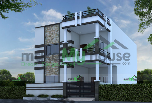 Duplex 3d Elevation 