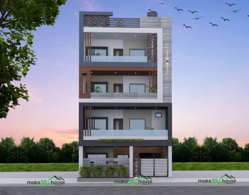 4 Floor House Front Elevation | Viewfloor.co