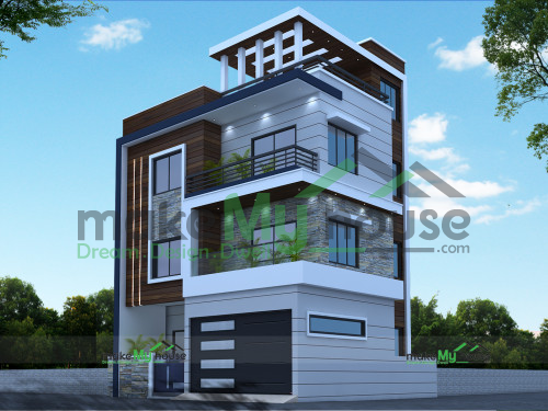 Triplex 3d Elevation 