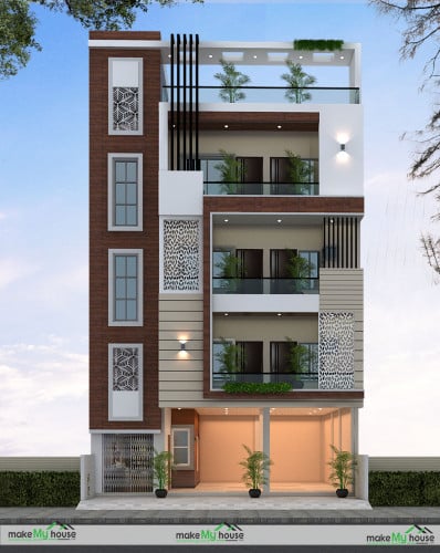 4 Floor House Front Elevation | Viewfloor.co