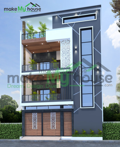 Triplex 3D Elevation