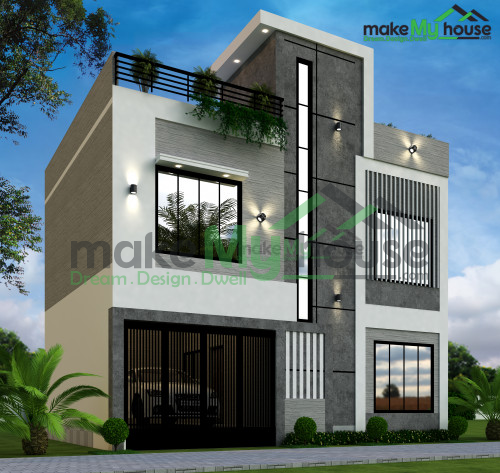 Duplex 3D Elevation