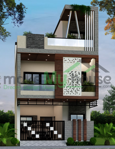 Triplex 3D Elevation