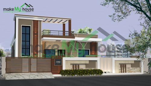 Simplex 3D Front Elevation