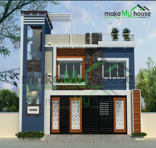 30*40 House Plan, 1200 Sqft Floor Plan Duplex Home Design- 7072