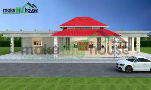 Simplex 3D Front Elevation