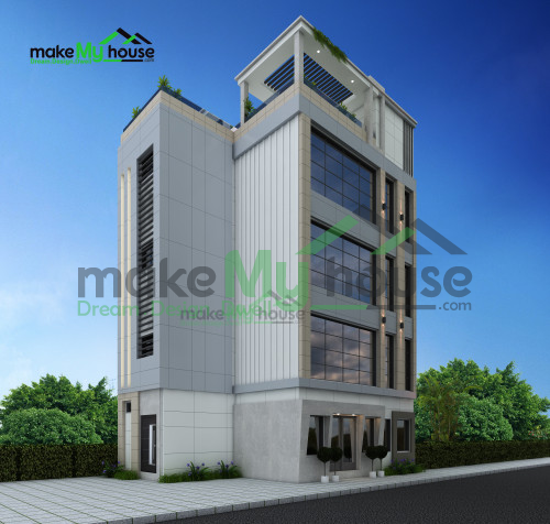 Multistory 3D Corner Elevation