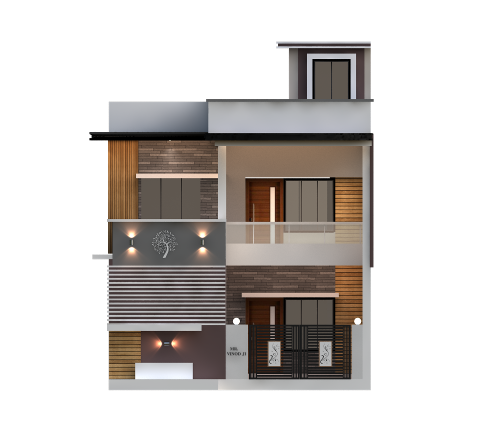 duplex 2d elevation design