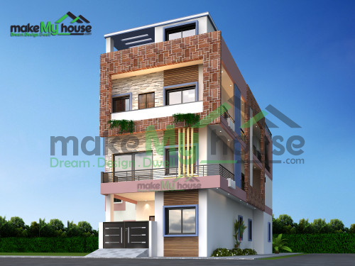 Triplex 3D Elevation