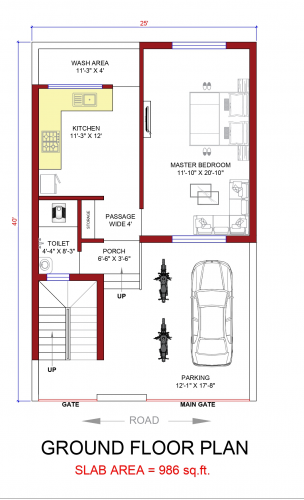 24 40 Front Elevation 3d Elevation House Elevation 24 40 Front Elevation 3d Elevation House Elevation