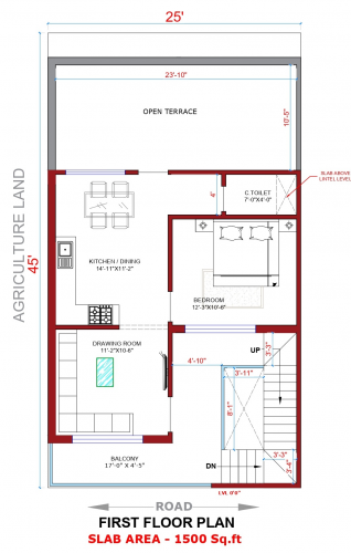 24 50 Front Elevation 3d Elevation House Elevation