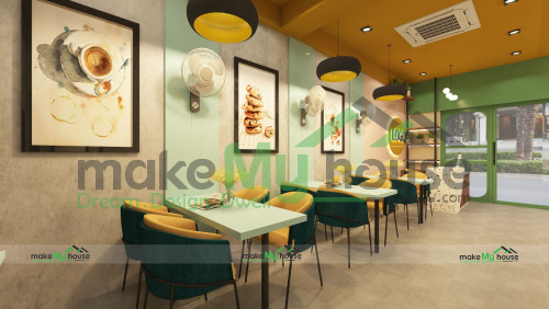 Cafe Sitting Area Interior Design