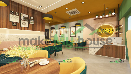 Cafe Counter Interior Design