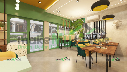 Cafe Sitting Area Interior Design