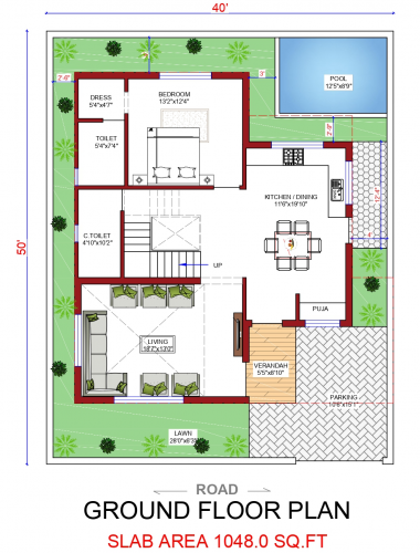 25 50 Front Elevation 3d Elevation House Elevation 25 50 Front Elevation 3d Elevation House Elevation
