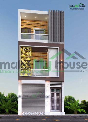 Triplex 3D Elevation 