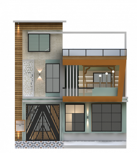 two family house design