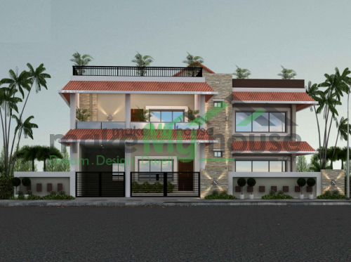 3D Exterior Elevation