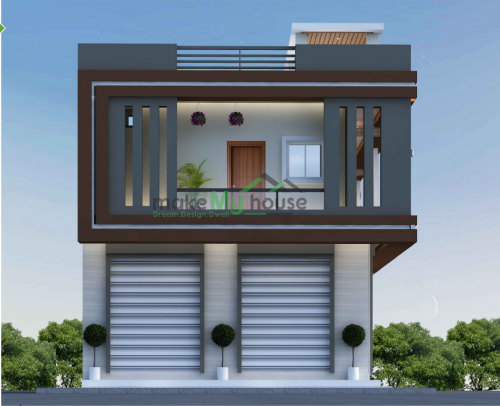 3d elevation designs for single floor house 