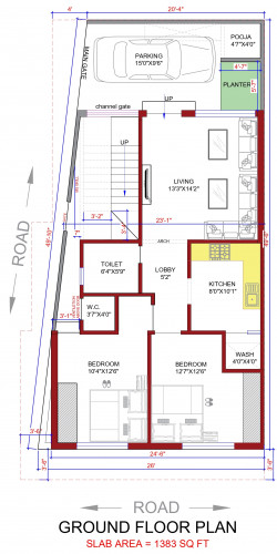 1300 sq ft indian house plans