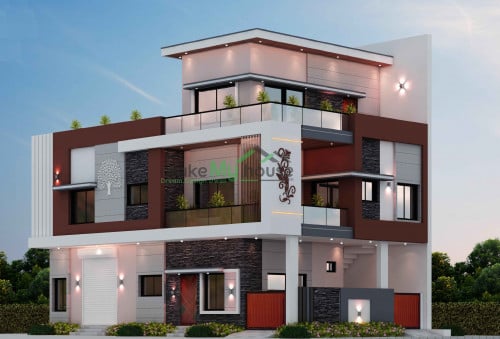Facade Rendering, Building Elevation, Face at Rs 500/sq ft in