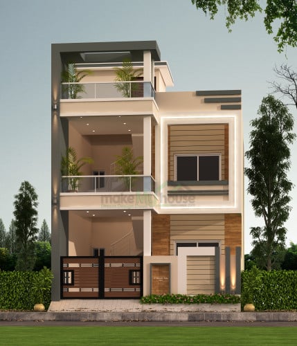 House Front Elevation Designs For Double Floor South Facing | Floor Roma