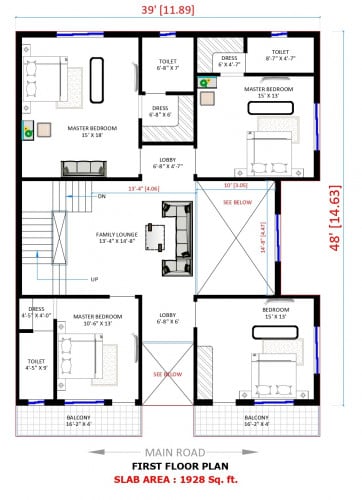 ground floor plan designs for duplex 