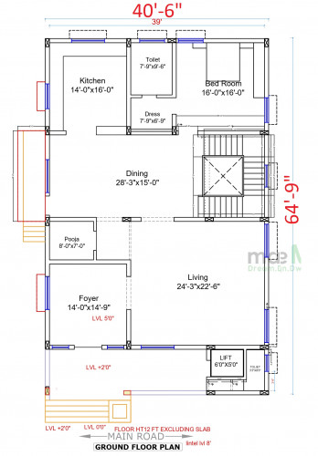 40x65 Floor Plan