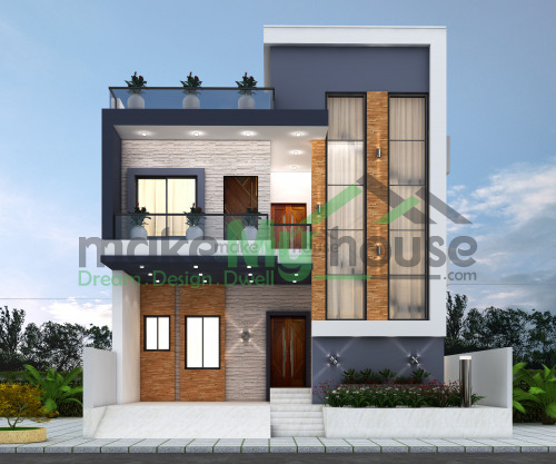 North Facing Elevation Design By Make My House