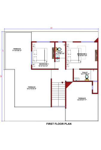 40x40 Floor Plan