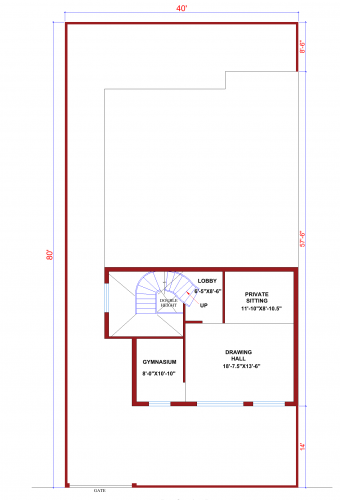 1 storey house plan