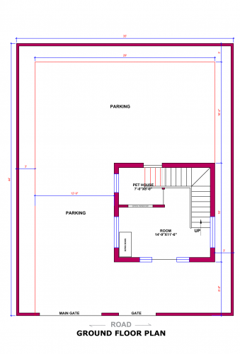 terrace floor plan designs 