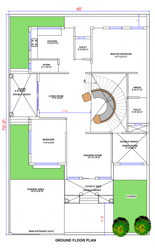 architecture drawing house plan