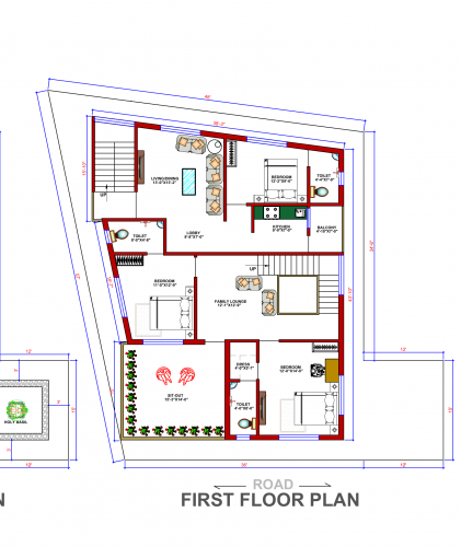 elevation design double floor