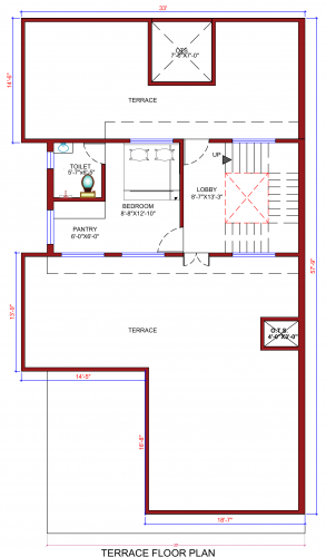 30x60 Floor Plan