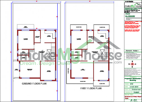 architecture drawing house plan