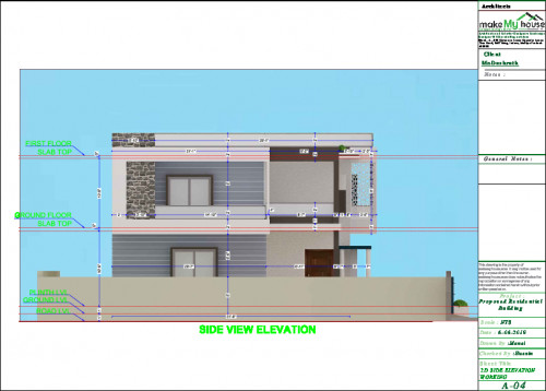 plan of duplex house