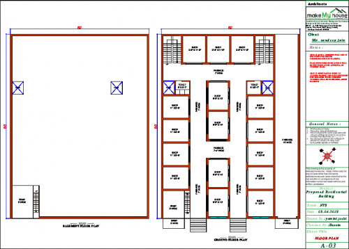 Basement design for commercial building