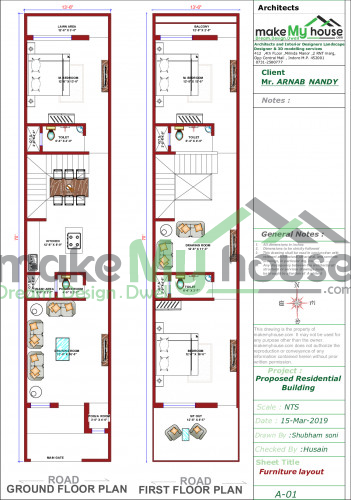 2 floor house plan