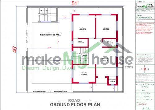 architecture drawing house plan