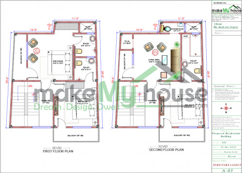 Triplex Floor plan 