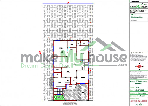 plan of indian house