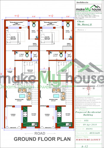 16x50 House Plan 16 By 50 Front, 1000 Sq Ft House Plans 3 Bedroom Costa Rica