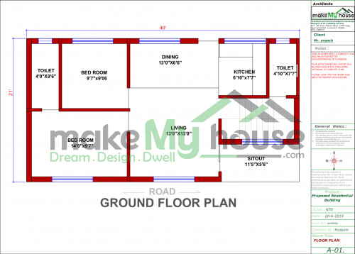 30x30 Home Plan 900 Sqft Home Design 2 Story Floor Plan