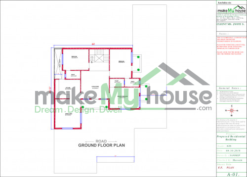 architecture drawing house plan