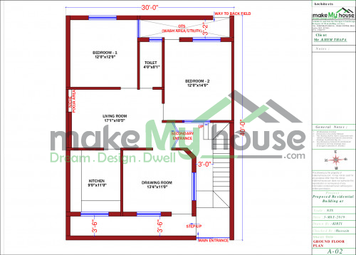 simple house floor plan