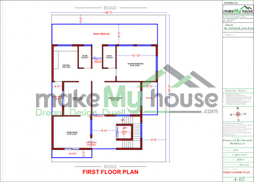 G+2 house design