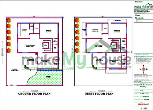 architecture drawing house plan